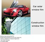 High Insulation Car Blackout Window Film / Black Sun Control Window Film