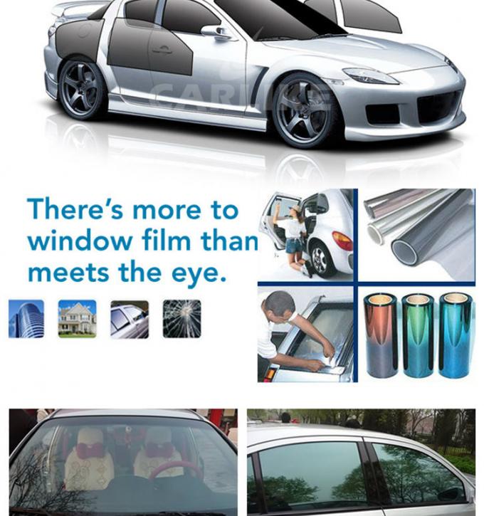 Heat Resistant Tint 3M Car Window Film , Sun Shade Film For Car Glass 1