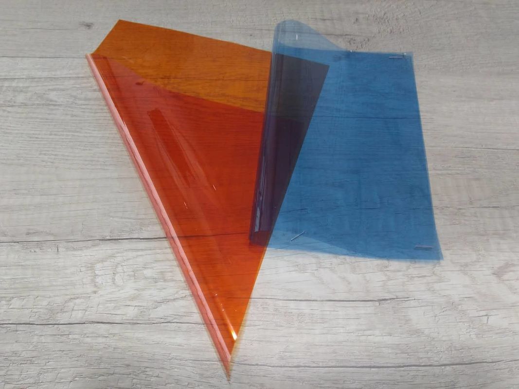 Three Layer Flame Retardant Film Thin Clear Co - Extrusion Pet Material